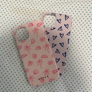 Burga Pink and Blue iPhone Cases